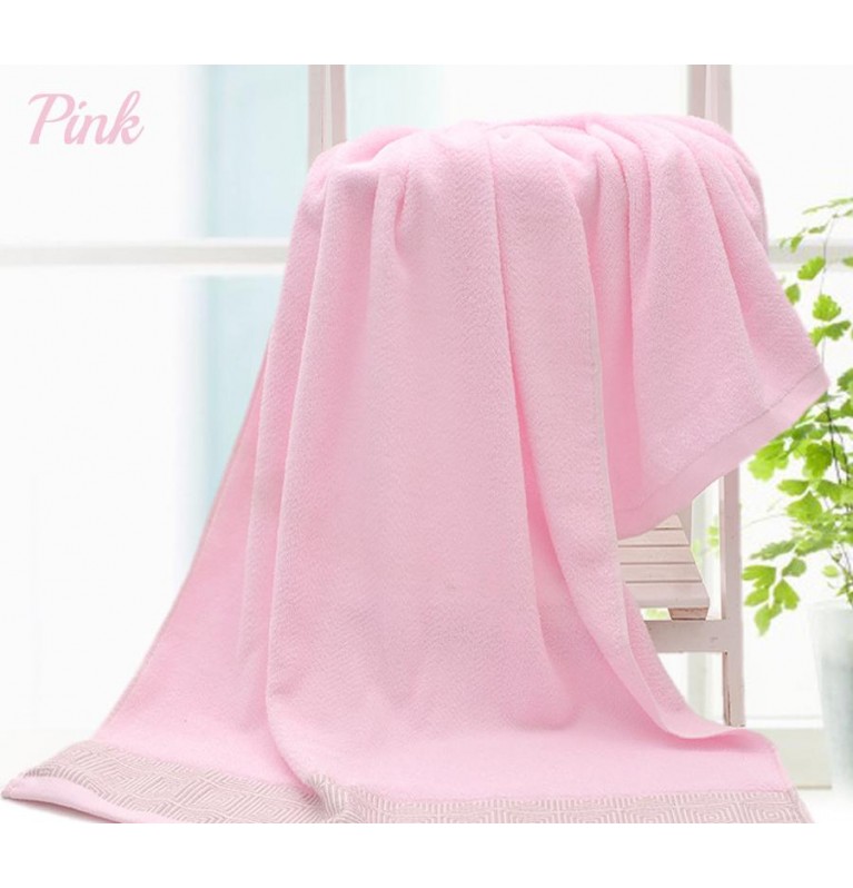 100% Pure Cotton Bath Towel - Pink
