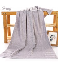 Premium Absorbent Bamboo Fiber Bath Towel in Grey