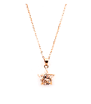 Wishing Star Necklace in Rose Gold