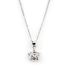 Wishing Star Necklace in Silver