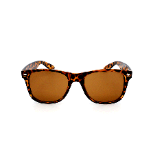 Classic Designer Sunglasses in Leopard Brown
