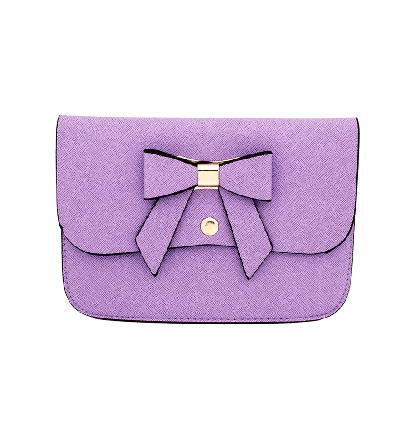Classic Ribbon Mini Crossbody Bag In Lavender