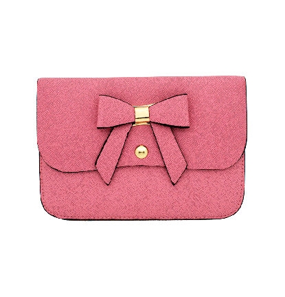Classic Ribbon Mini Crossbody Bag In Sweet Pink